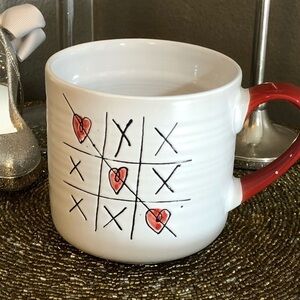 Winning at Love for VDAY!  Cute Tic tac toe mug🌹